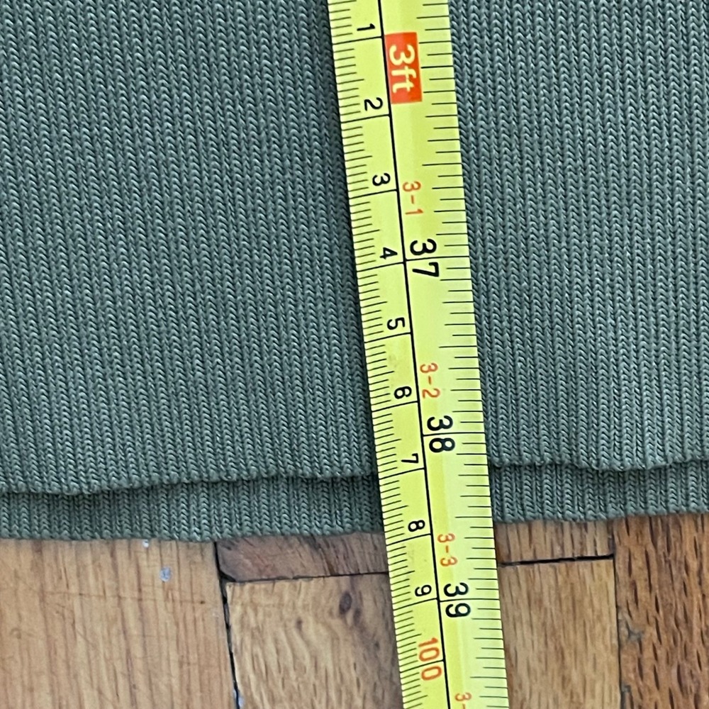 LAUREN RALPH LAUREN Black Label Rib-Knit Long-Sleeve Dress XL Olive Green‎ NEW - Picture 10 of 12